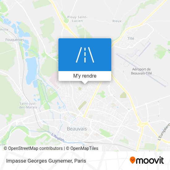 Impasse Georges Guynemer plan