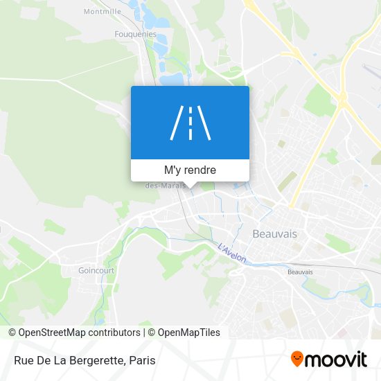 Rue De La Bergerette plan
