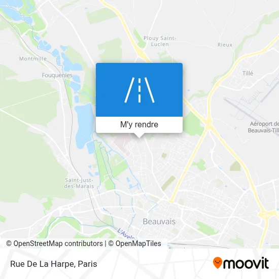 Rue De La Harpe plan