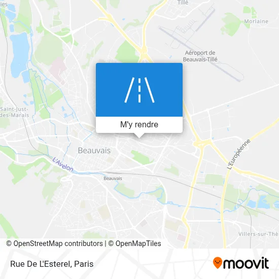 Rue De L'Esterel plan