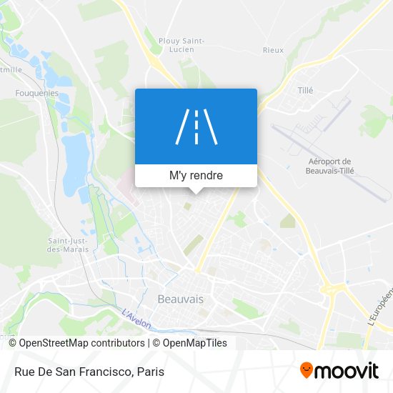 Rue De San Francisco plan