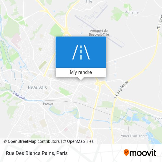 Rue Des Blancs Pains plan