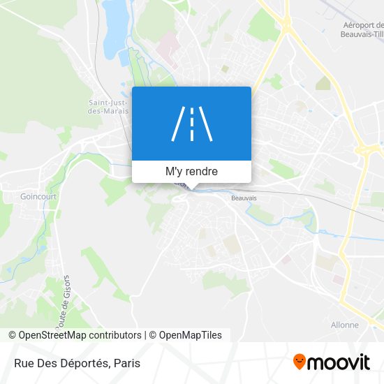 Rue Des Déportés plan