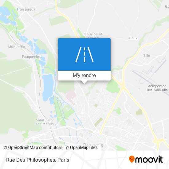 Rue Des Philosophes plan