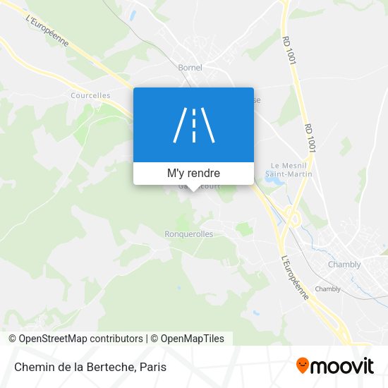 Chemin De La Berteche plan