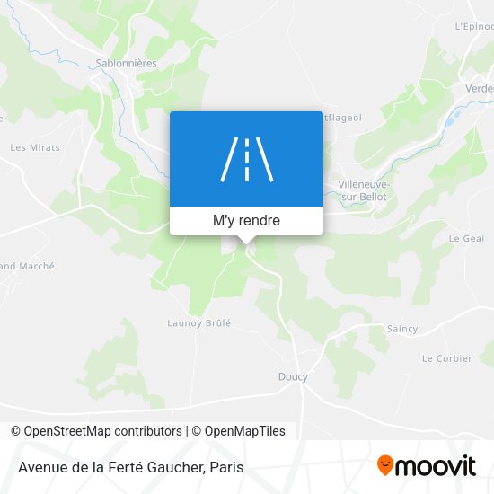 Avenue de la Ferté Gaucher plan