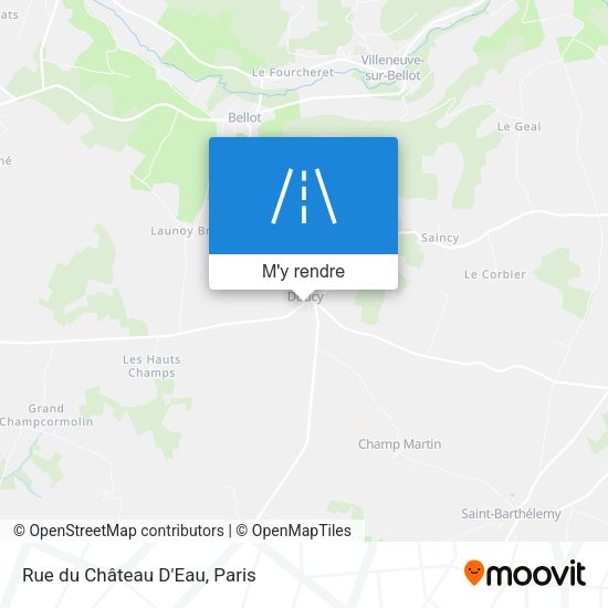 Rue du Château D'Eau plan