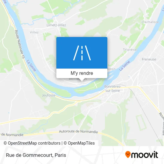 Rue de Gommecourt plan