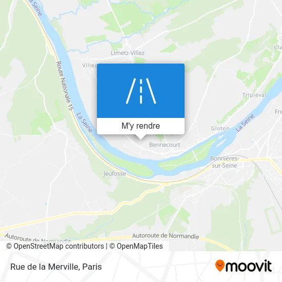 Rue de la Merville plan