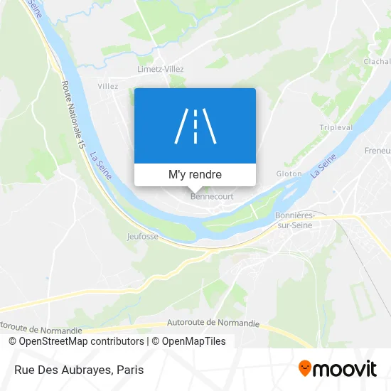 Rue Des Aubrayes plan