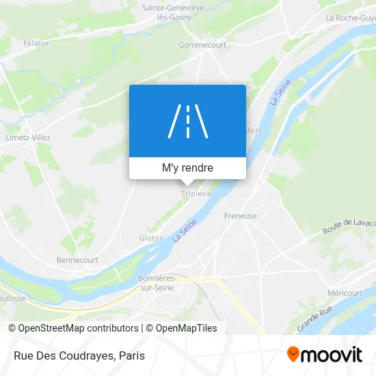 Rue Des Coudrayes plan