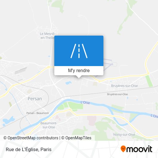Rue de L'Église plan