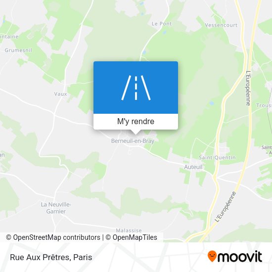 Rue Aux Prêtres plan
