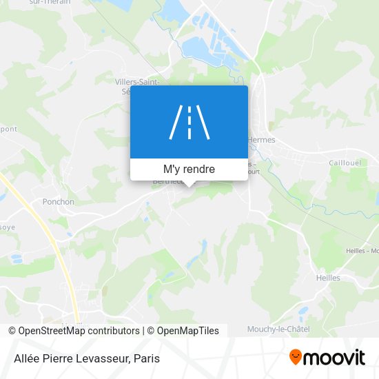 Allée Pierre Levasseur plan