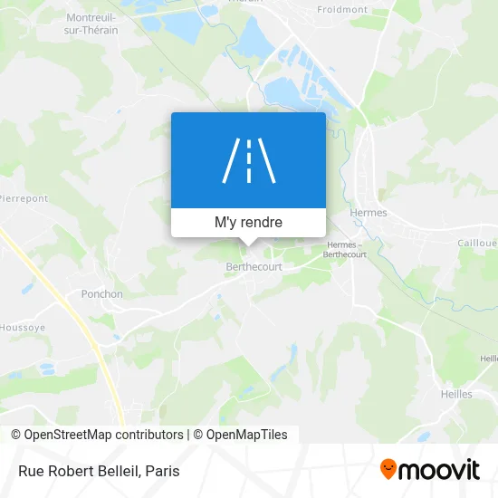 Rue Robert Belleil plan