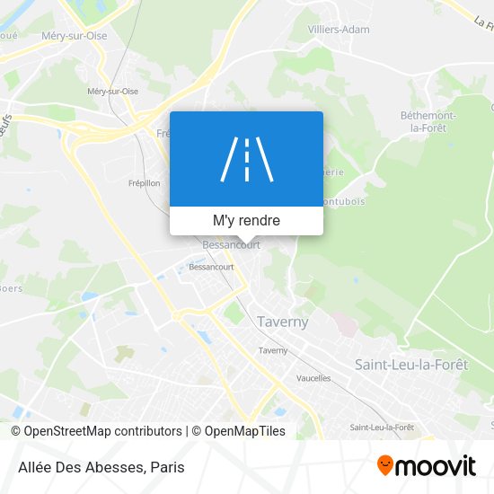 Allée Des Abesses plan