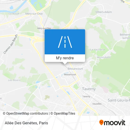 Allée Des Genétes plan