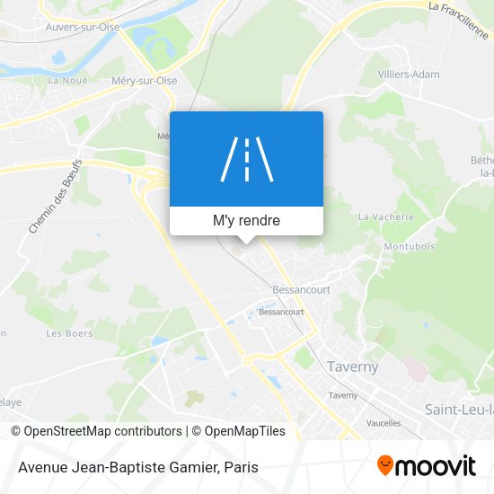 Avenue Jean-Baptiste Gamier plan