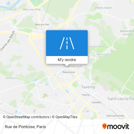 Rue de Pontoise plan