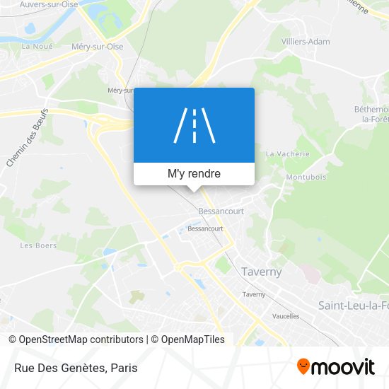 Rue Des Genètes plan