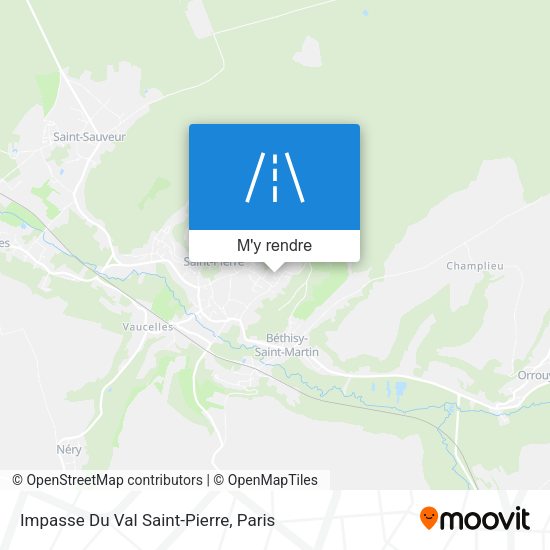 Impasse Du Val Saint-Pierre plan