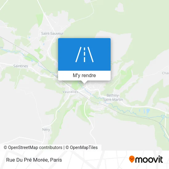 Rue Du Pré Morée plan