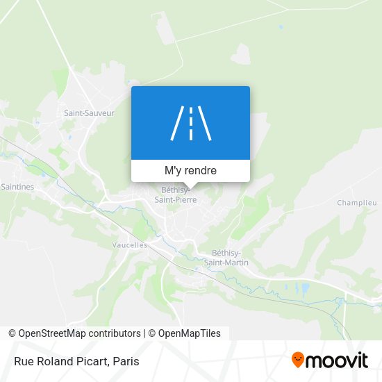 Rue Roland Picart plan