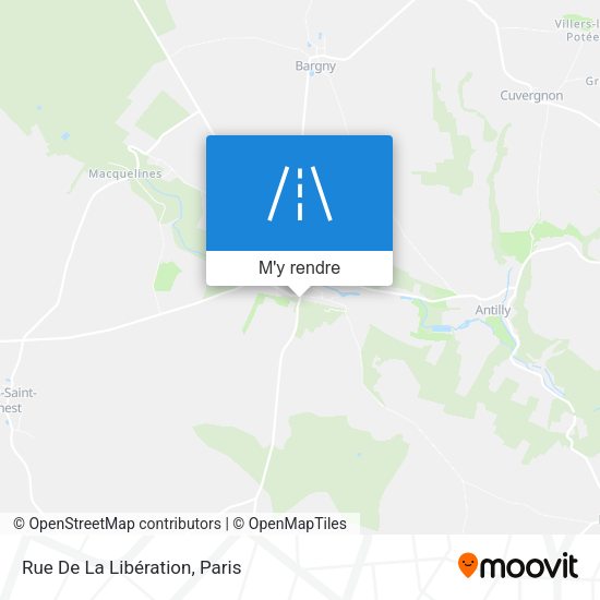Rue De La Libération plan