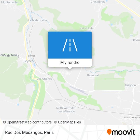 Rue Des Mésanges plan