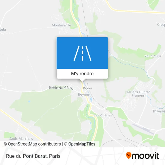 Rue du Pont Barat plan