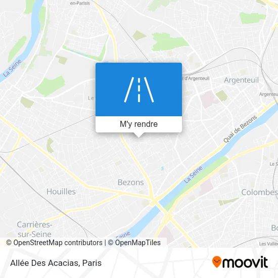 Allée Des Acacias plan