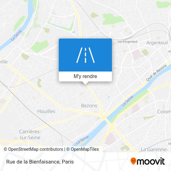 Rue de la Bienfaisance plan