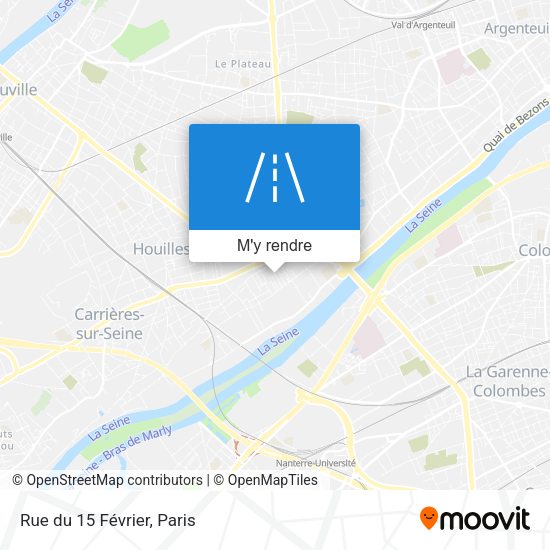 Rue du 15 Février plan