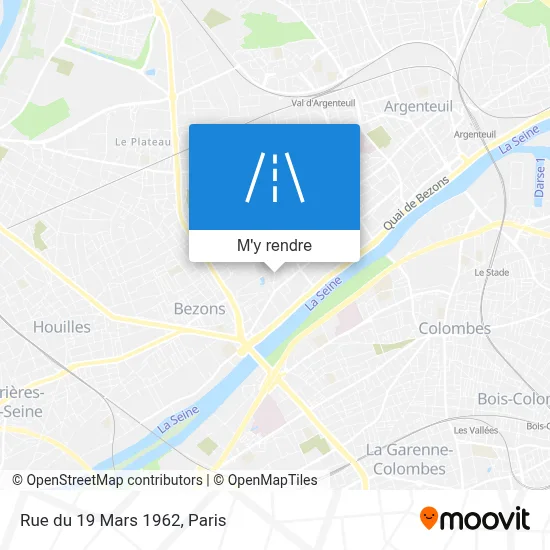 Rue du 19 Mars 1962 plan