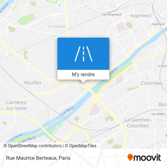 Rue Maurice Berteaux plan