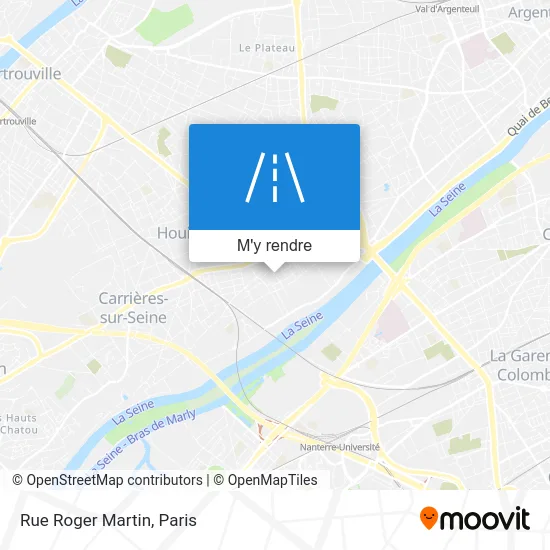 Rue Roger Martin plan