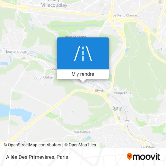 Allée Des Primevères plan