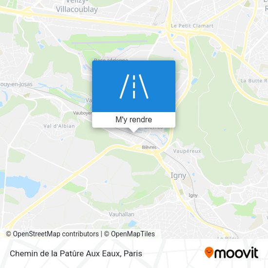 Chemin de la Patûre Aux Eaux plan