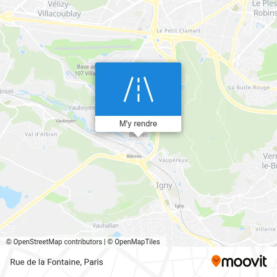 Rue de la Fontaine plan