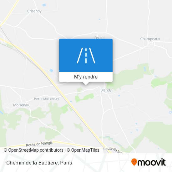Chemin de la Bactière plan