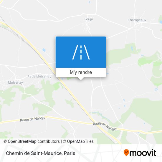 Chemin de Saint-Maurice plan
