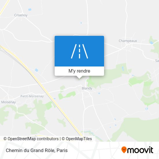 Chemin du Grand Rôle plan
