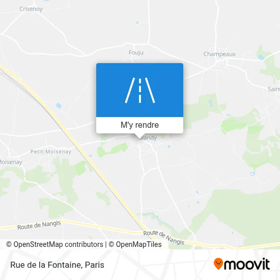 Rue de la Fontaine plan