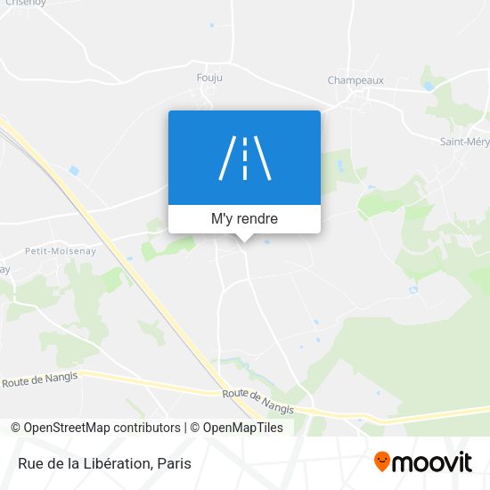 Rue de la Libération plan