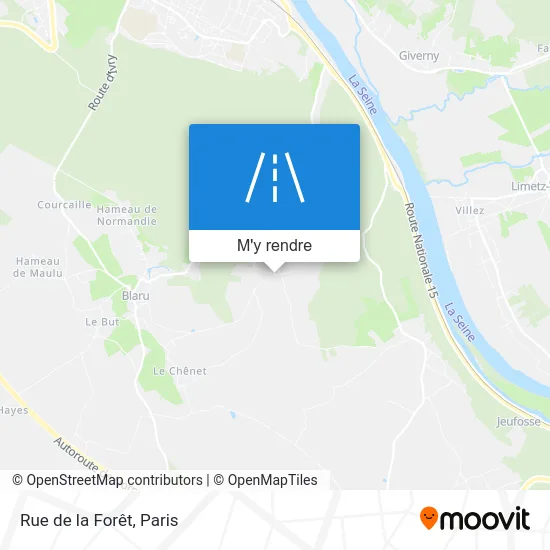 Rue de la Forêt plan