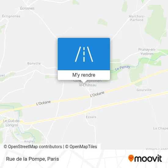 Rue De La Pompe plan