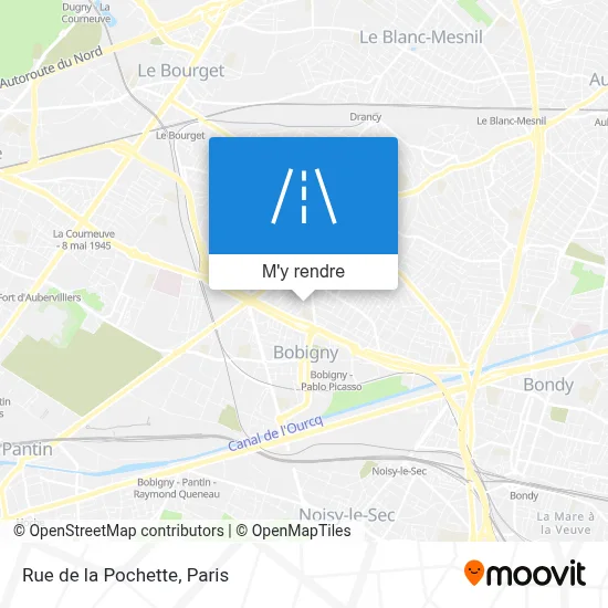 Rue de la Pochette plan