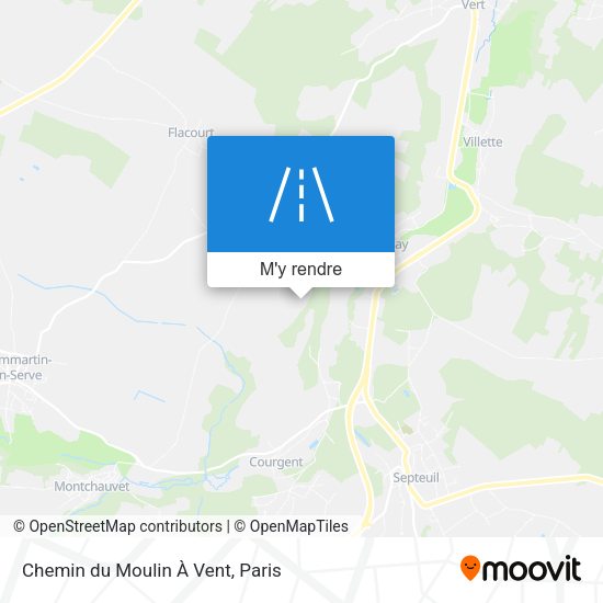 Chemin du Moulin À Vent plan