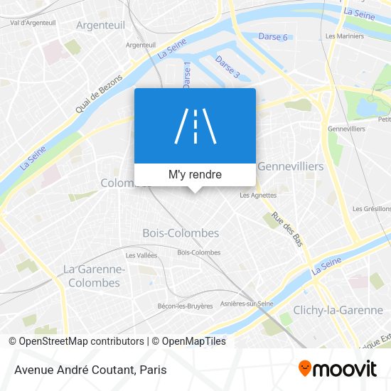 Avenue André Coutant plan