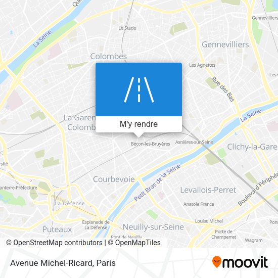 Avenue Michel-Ricard plan